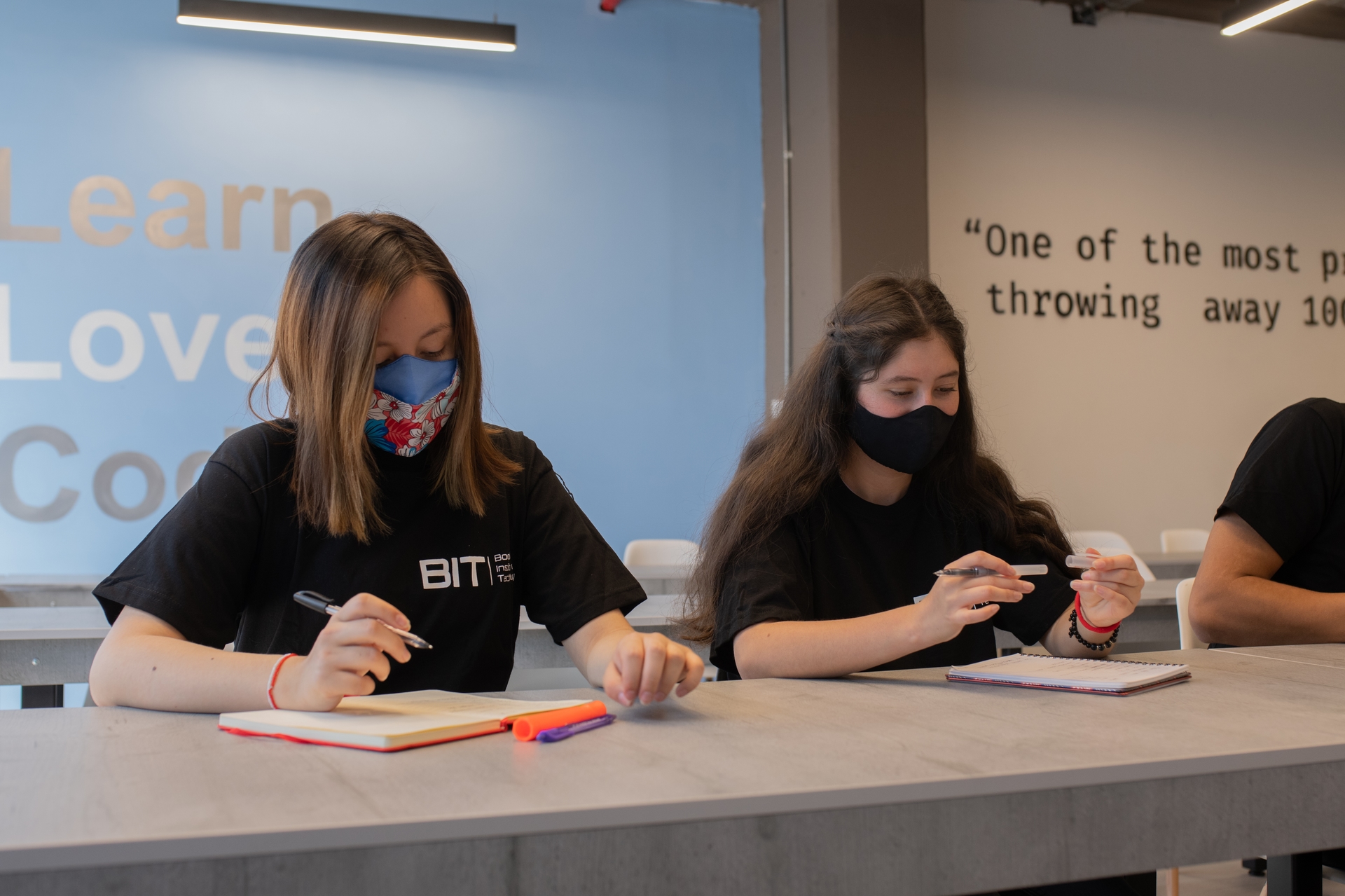 Techdalo students during class at the BIT